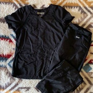 Black Grey’s Anatomy scrub set
